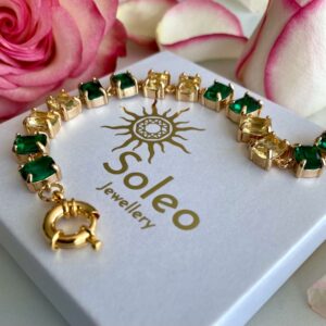 Exquisite «GILDED GARDENS» 18k Gold-Plated Women's Bracelet 1 - Image 6