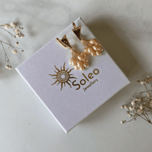 «BUQUETTE» Semi-Fine Luxury Earrings- English Lock - Image 4