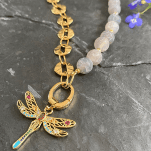 «StrekoZA» Semi-Fine Luxury Natural Stone & Chain Necklace ⠀ - Image 4