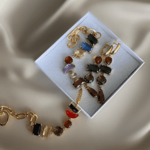 «INCA TREASURES» Choker Necklace & Earrings Luxury Jewellery Set 1 - Image 2