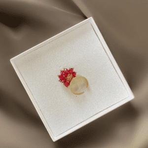 «CURRANT» Semi-Fine Natural Stone Sizeless Ring⠀ - Image 2