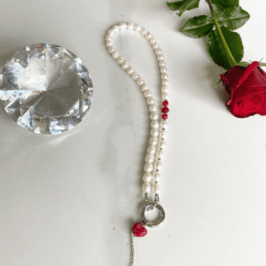 «BE MINE» Semi-Fine Natural Pearl Trendy Necklace - Image 6
