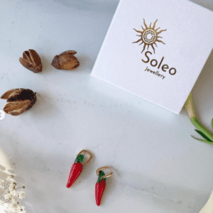 «SPICE GIRL» Trendy Earrings Murano Glass - Congo Lock - Image 6