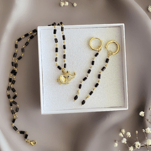 «DAMBO» Natural Stone Choker Necklace And Earrings Jewellery Set⠀ - Image 3