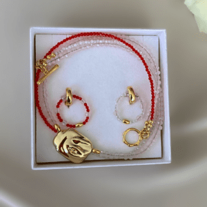 «SOBLAZN» Luxury Choker Necklace & Earrings Jewellery Set - Image 2