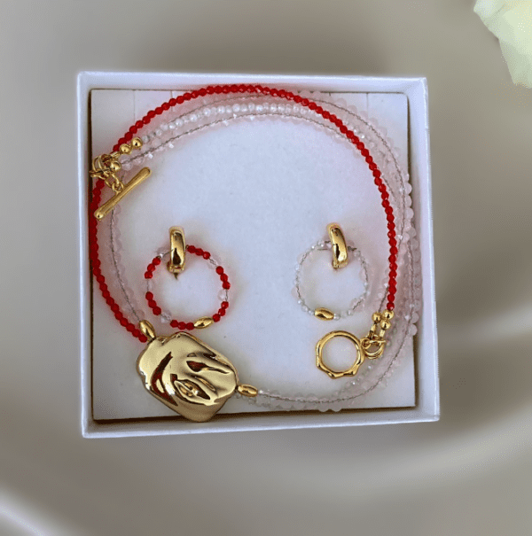 «SOBLAZN» Luxury Choker Necklace & Earrings Jewellery Set