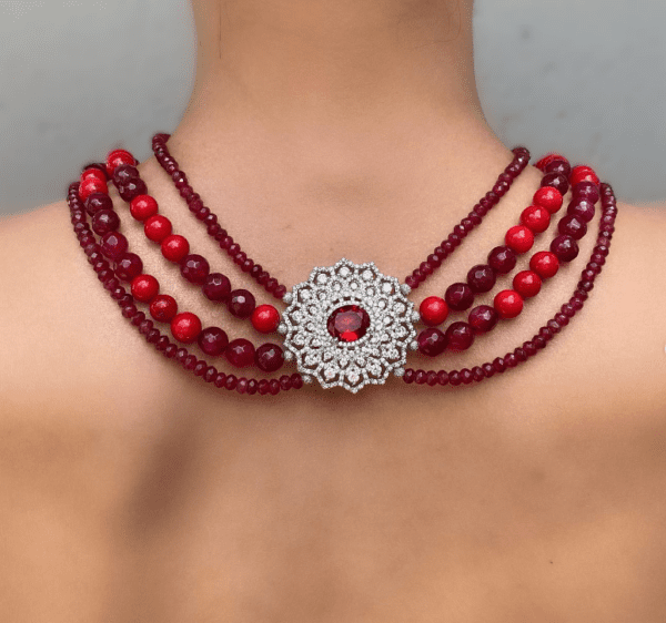 «EKATERINA II» Natural Stone Luxury Necklace-Transformer