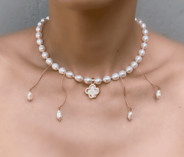 «THALASSA» Semi-Fine Luxury Pearl Necklace ⠀
