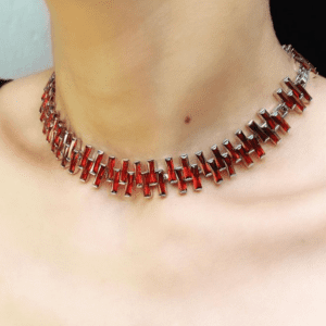 «ICEBERG» Luxury Swarovski Necklace Choker-Transformer - Image 6