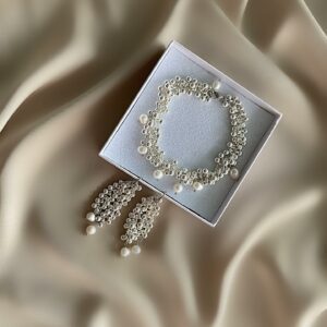 «NYMPH'S  TEAR» Luxury Semi-Fine Bracelet And Earrings Jewellery Set ⠀ - Image 2